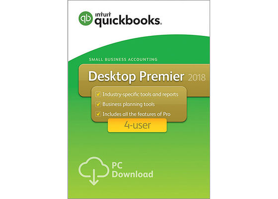 چین 100٪ واقعی QuickBooks Desktop 2017 Premier 2018 با صنعت ویرایش 4 کاربر تامین کننده