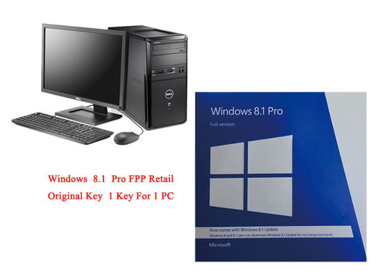 چین نسخه کامل کامپیوتر Microsoft Windows 8.1 Pro 64 Bit Software Online Activate تامین کننده